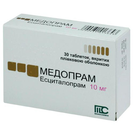 Медопрам таблетки 10 мг №30.